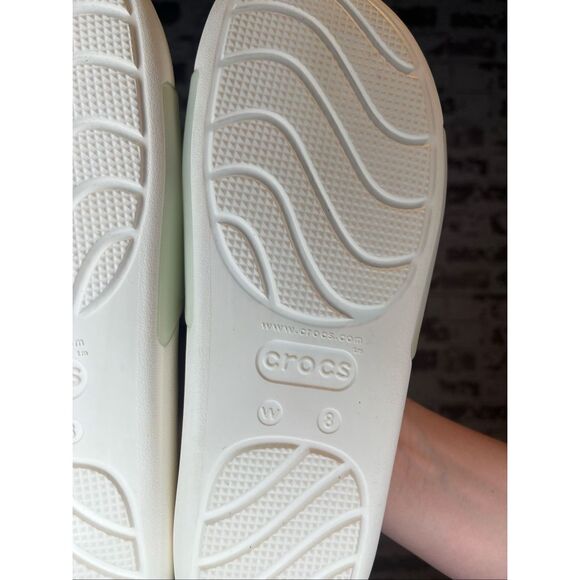 Crocs | women white slides rubber - Picture 3 of 6